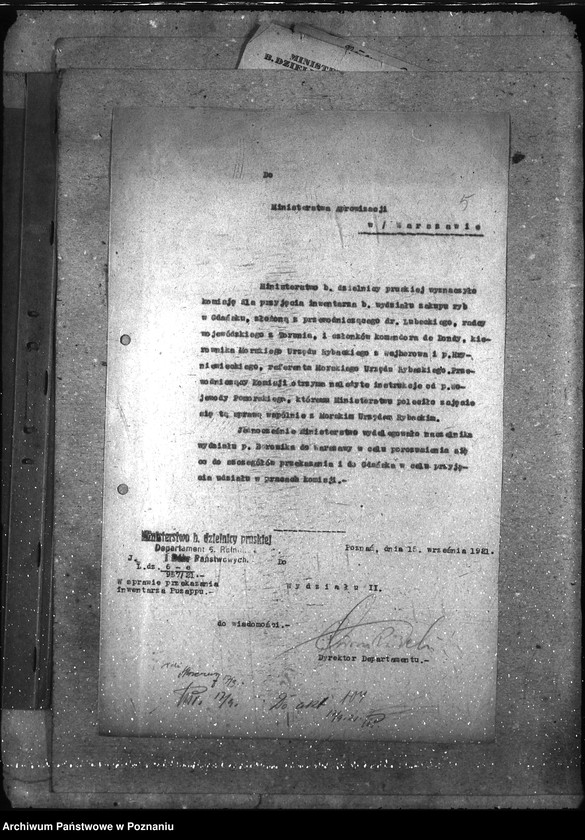 Obraz 10 z jednostki "Sprawy gospodarcze-ogólne Okólniki Dep. Spraw Wewnętrznych"