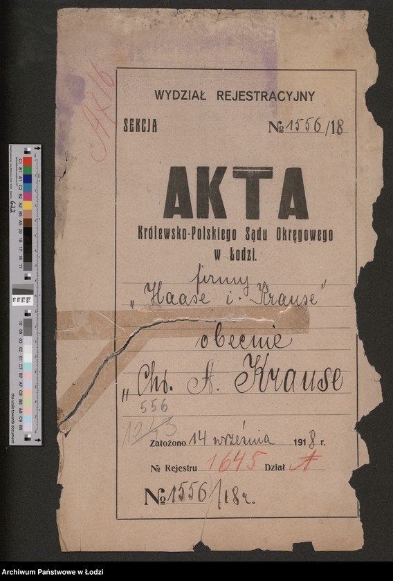 Obraz 2 z jednostki "Christian Adolf Krause- farbiarnia wykańczalnia"