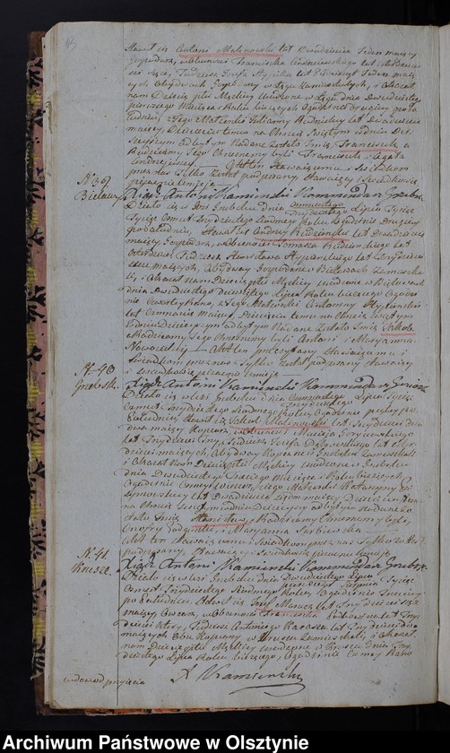 image.from.unit.number "Parafija Grzebska Duplikat Akta Urodzenia, Zeyścia, Zaślubień z Roku 1837-go"