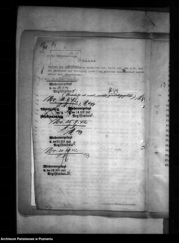 Obraz 18 z jednostki "Handkassenvorschüsse"