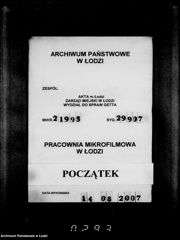 Obraz 1 z jednostki "Kripo 1801-2000 [Kartoteka skonfiskowanego majątku ruchomego u Żydów]"