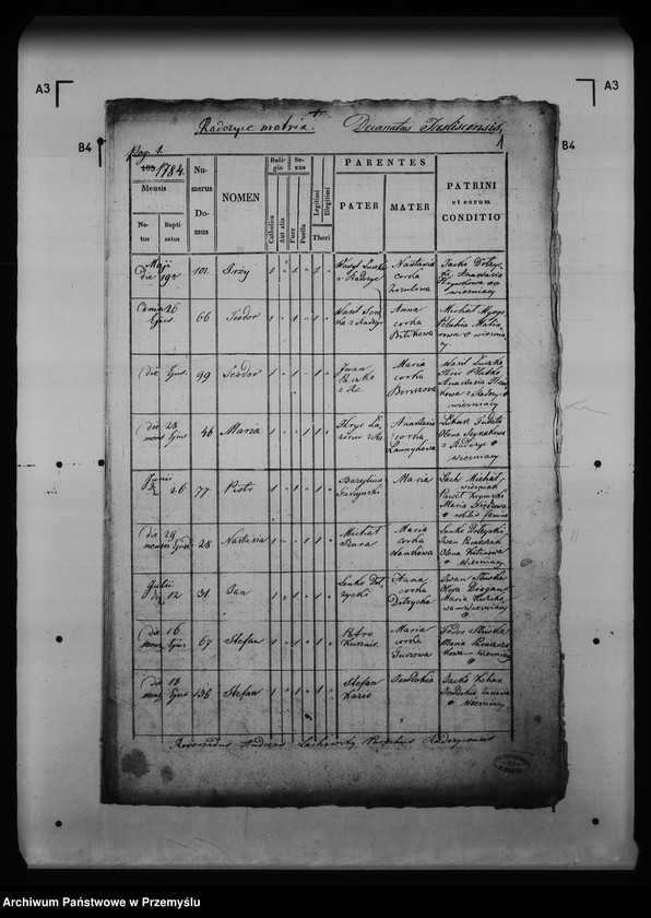 image.from.unit.number "[Kopie ksiąg metrykalnych parafii Radoszyce z filią Osławica (dekanat Łupków)]"