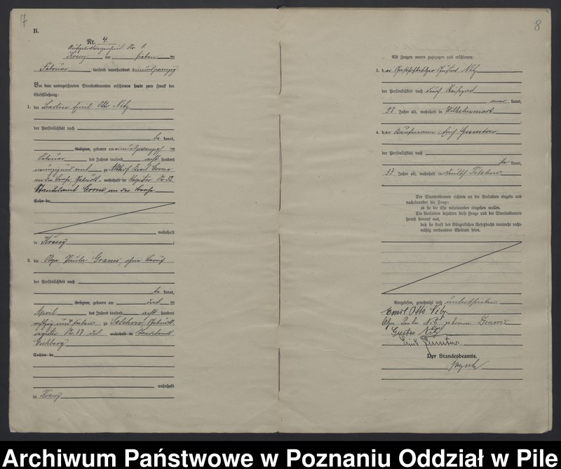 Obraz 7 z jednostki "Księga małżeństw"