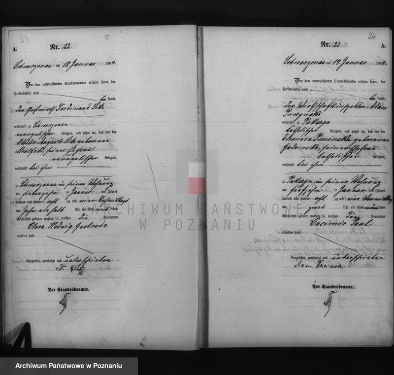 Obraz 15 z jednostki "Księga urodzeń"