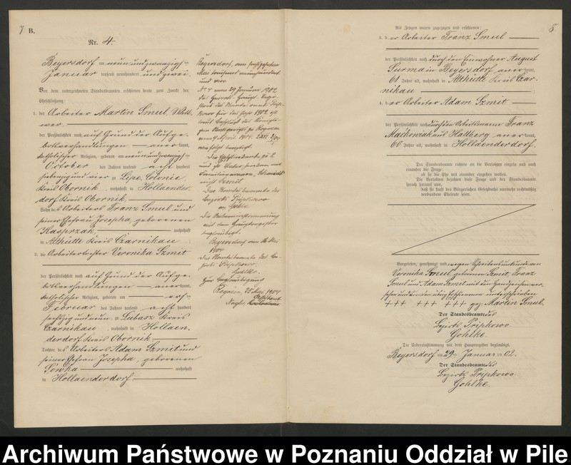 Obraz 7 z jednostki "Księga małżeństw"