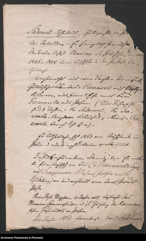 Obraz 6 z jednostki "A. betr. Familie von Sadowski"