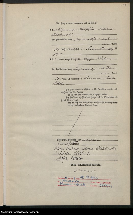 Obraz 18 z jednostki "Księga miejscowa małżeństw tom III [Rejestr główny małżeństw]"