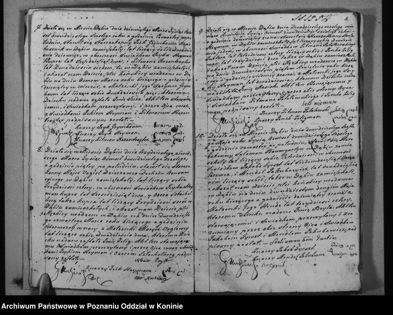 Obraz 6 z jednostki "Duplikat urodzonych, zaślubionych i zgonów"