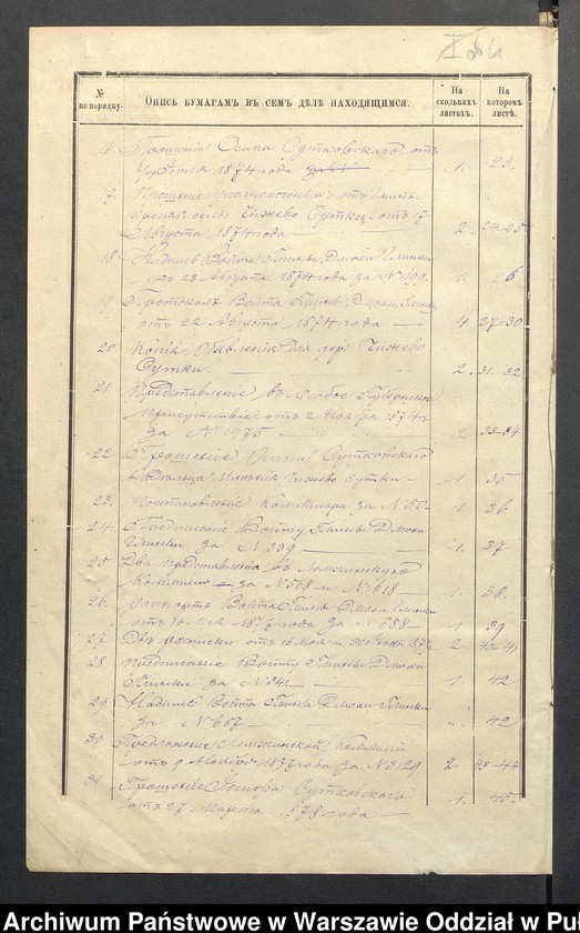 image.from.unit.number "O urządzaniu chłopów byłej rządowej wsi Czyżewo- Sutki, gm. Dmochy-Glinki, wchodzącej w skład prywatnej własności tejże nazwy podlegającej ziemianinowi Osipowi Sutkowskiemu"