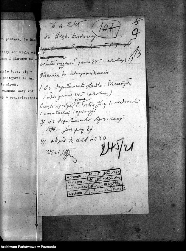 Obraz 17 z jednostki "Sprawy szczegółowo-administracyjne Maszyny rolnicze - korespondencja"