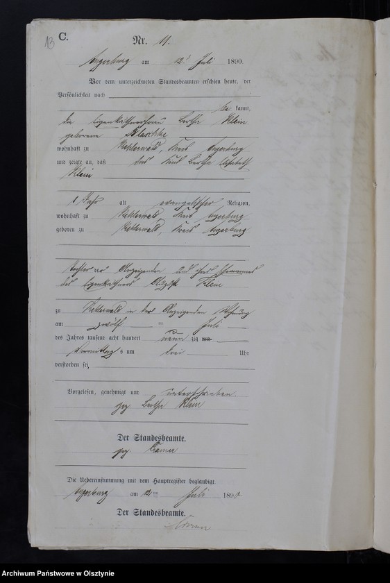 image.from.unit.number "Sterbe-Neben-Register Nr 1 - 20"