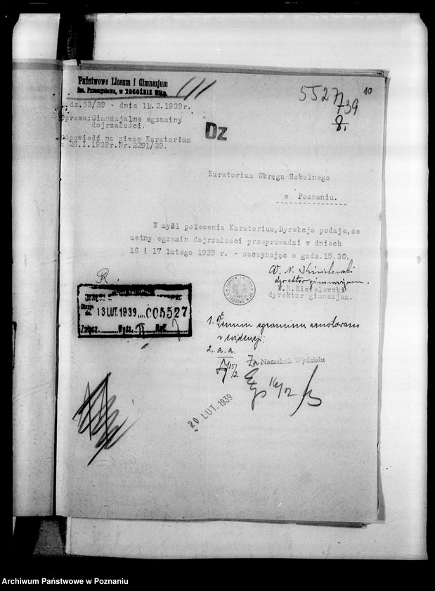 Obraz 13 z jednostki "Podstawowe Liceum i Gimnazjum Koedukacyjne- Rogoźno [spis abiturientów i eksternistów]"