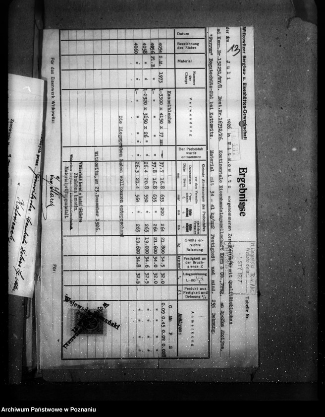 image.from.unit.number "Zakłady Przemysłowe Budowy Maszyn H. Cegielski Poznań - G. Wilda nr woj. kotła 5973"