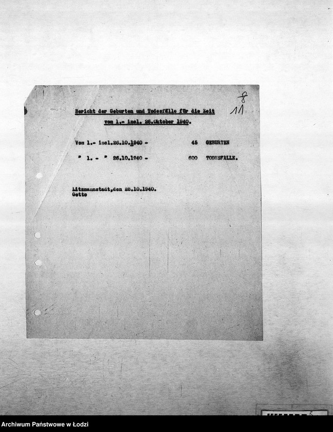 Obraz 14 z jednostki "[Sprawozdania i zestawienia statystyczne: ruch ludności, zatrudnienie, choroby zakaźne, wypadki, kontrole i inne]"