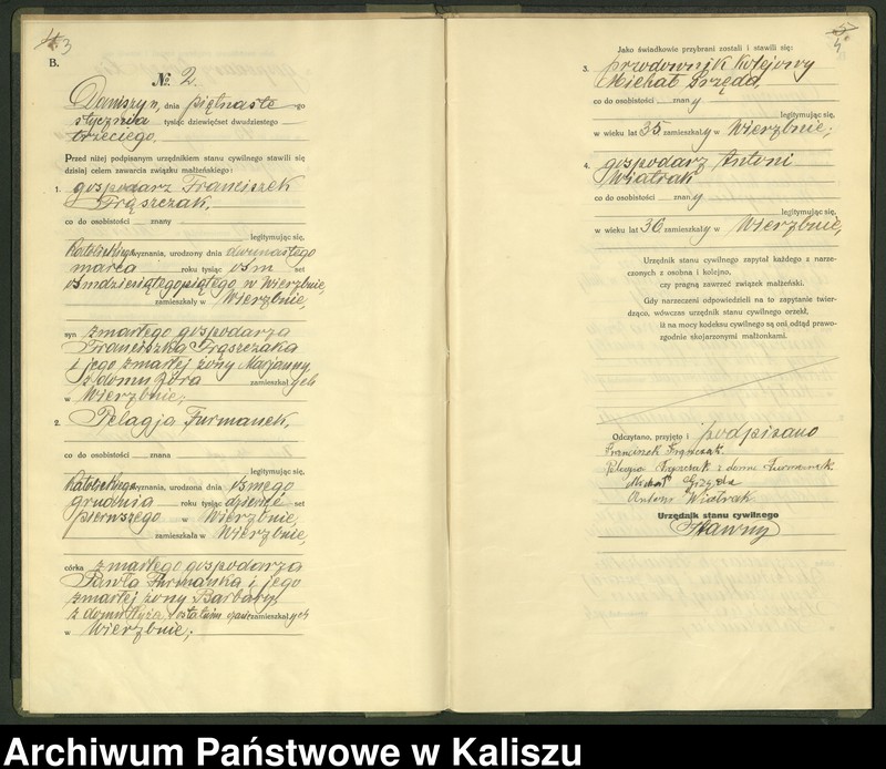 Obraz 5 z jednostki "[Księga małżeństw]"