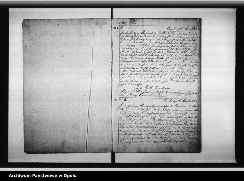 Obraz 6 z jednostki "Beschlussbuch der Stadtverordneten von Oppeln. Lit. D."