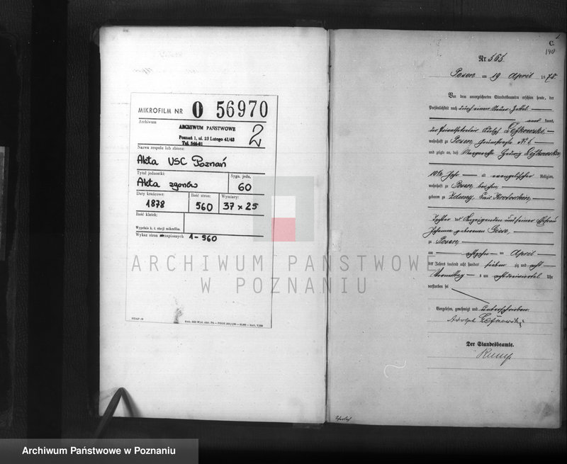 Obraz 2 z jednostki "Księga zgonów t. II"