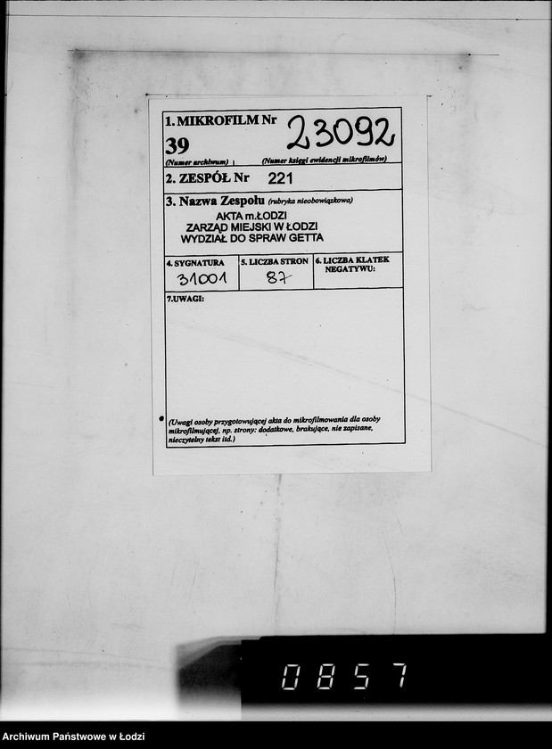 Obraz 2 z jednostki "Kriegsauftrag SS 5124-119-7-304843 13.510 Schutzmäntel f. Kraftfahrer K-Z 6"