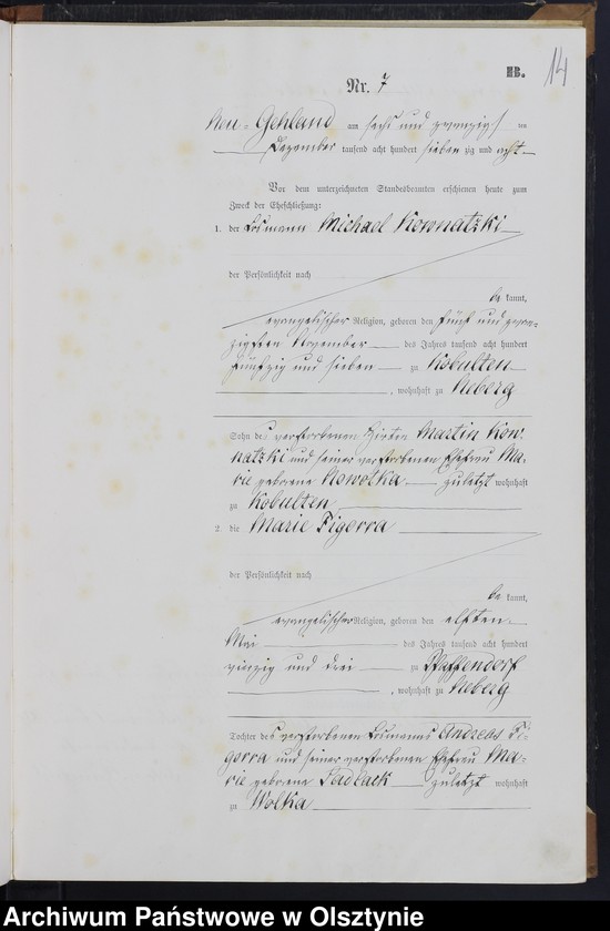 image.from.unit.number "Heiraths-Haupt-Register Nr 1 - 7"