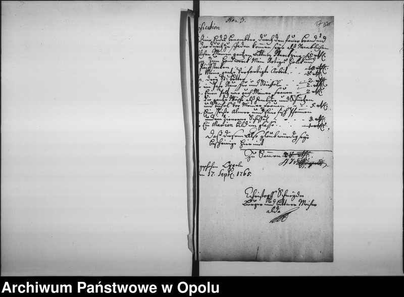 Obraz 16 z jednostki "Acta die Accise Bonificationes für die in anno 1757. 1762 und 1765 zu Oppeln abgebrandte Eygenthümer und Mieths-Einwohner betreffend. Vol. I pro 1767/8 befindlich"
