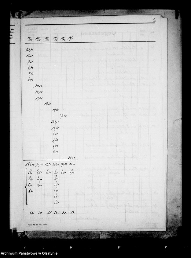 image.from.unit.number "Kosten- Anschlag zum Neubau eines Insthauses auf dem Pachtgute Serwillen, Kr. Rastenburg."