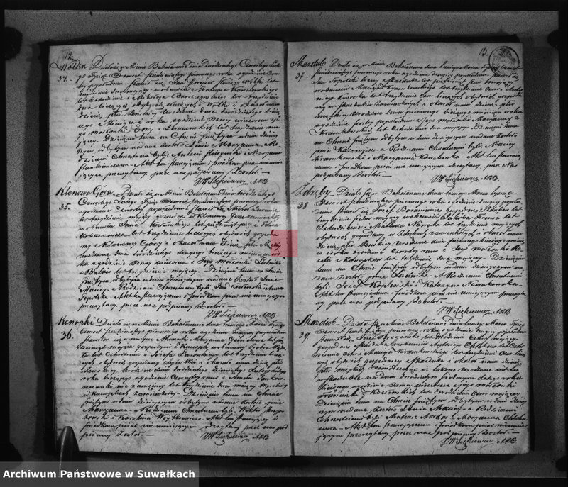 image.from.unit.number "Duplikat Aktów Urodzonych zaślubionych i Zejscia Parafii Bakałarzewo za rok 1861 sporządzony"