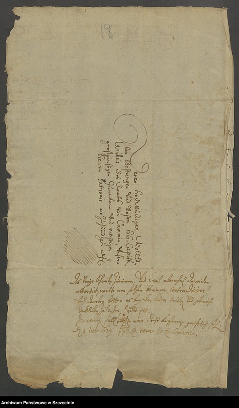 image.from.unit.number "Kirche zu Zirkwitz [Cerkwica]."