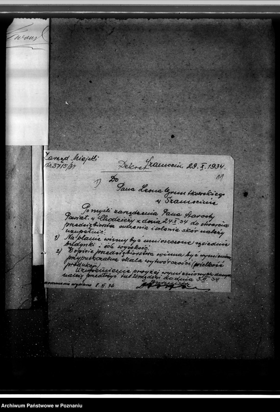 Obraz 15 z jednostki "Zatwierdzenie zakładu przemysłowego, solarnia skór Leon Gruntkowski w Szamocinie"