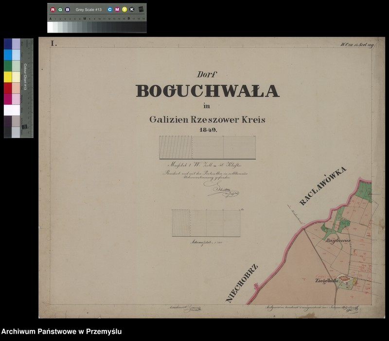 image.from.unit.number "Dorf Boguchwała in Galizien Rzeszower Kreis"