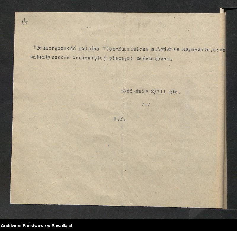 image.from.unit.number "Dowody do aktów ślubu 1926 r."
