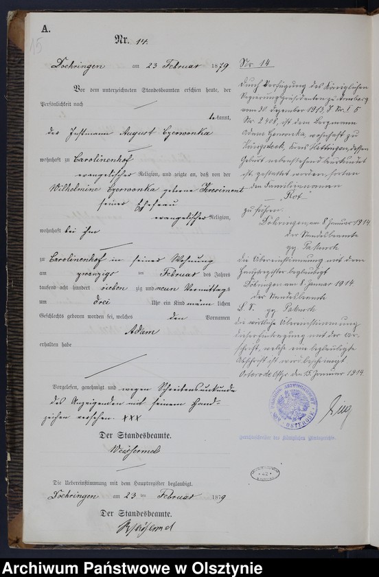 image.from.unit.number "Geburts-Neben-Register Tom I,Nr 1 - 82"