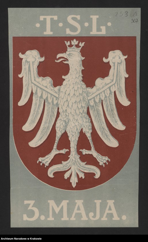 Obraz 3 z kolekcji "Znaczki i cegiełki kwestacyjne w zasobie Archiwum Narodowego w Krakowie111"