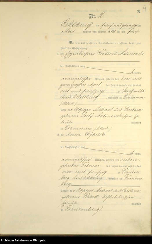 image.from.unit.number "Heiraths-Haupt-Register Nr 1 - 15"