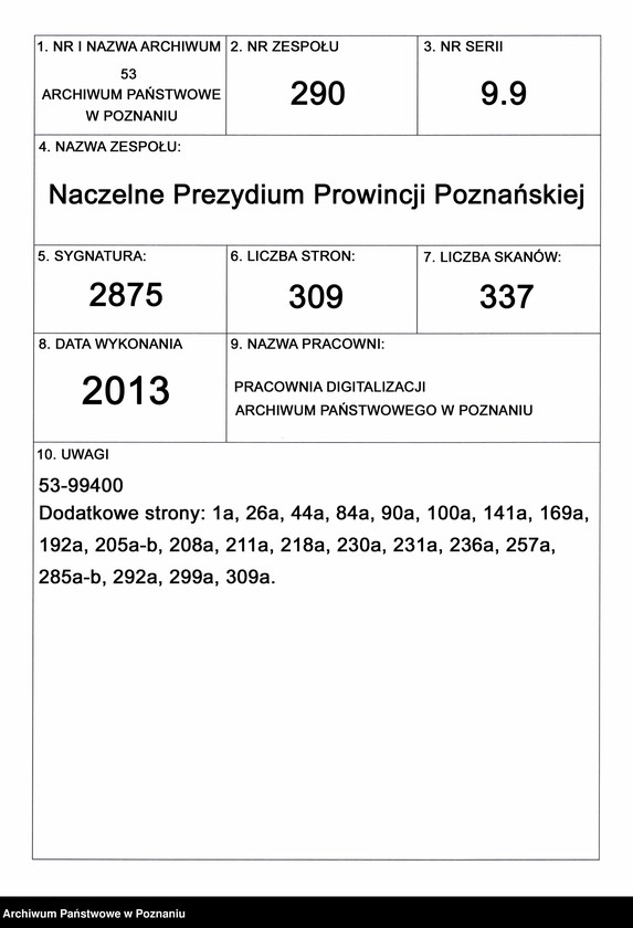 Obraz 1 z jednostki "Die in Paris bei Mitgliedern der polnischen Emigration vorgenommenen Haussuchungen."