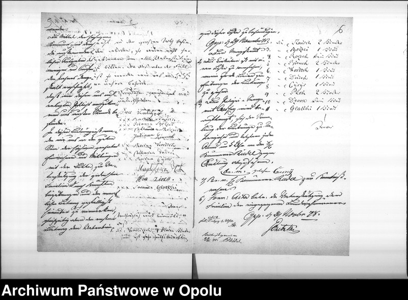 Obraz 8 z jednostki "Acta des Magistrats zu Oppeln betreffend: die Unterstützung der Familien eingezogener Landwehrmänner. de Anno 1848"