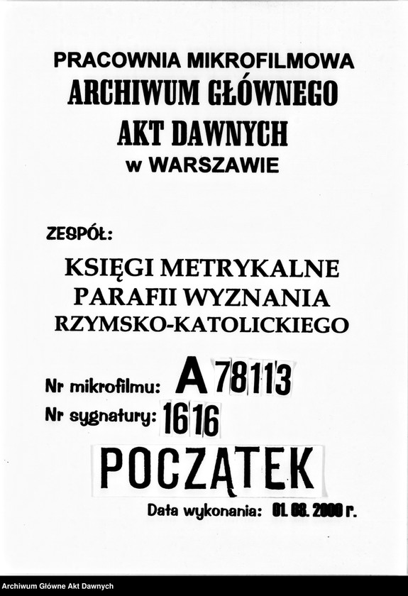 image.from.unit.number "Parafia: Jagielnica. Dekanat: Czortków. Księga metrykalna urodzeń tylko dla wsi: Ułaszkowce* i Zabłotówka**."