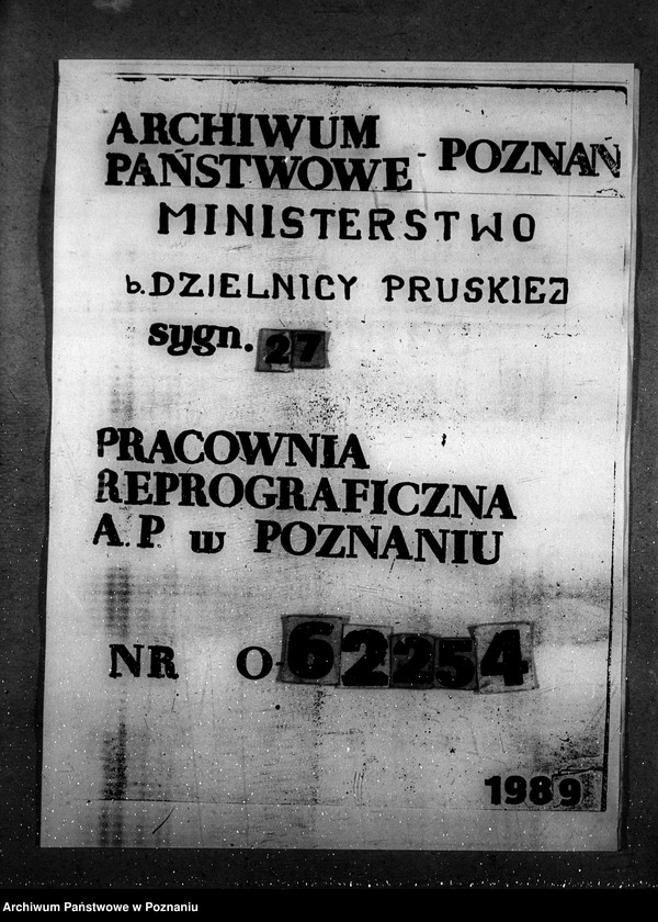 Obraz 1 z jednostki "Okólniki Ministerstwa Aprowizacji do starostw"