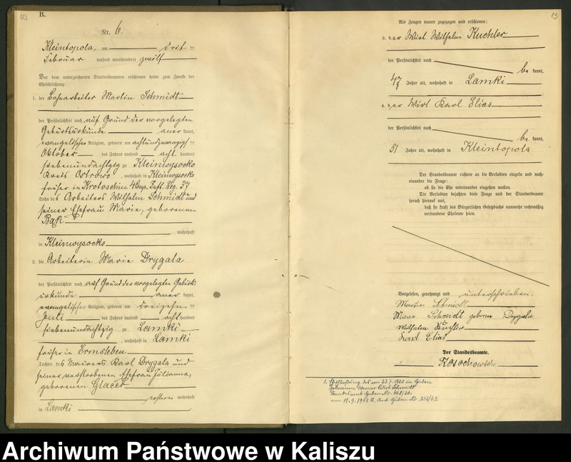 Obraz 9 z jednostki "[Księga małżeństw]"