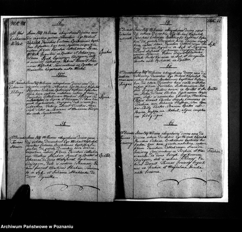 image.from.unit.number "Extractum ex libro baptisatorum"
