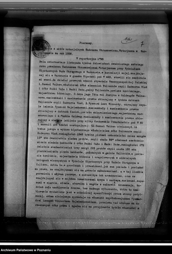 Obraz 12 z jednostki "Majątek Tuliszków, Rysiu, Szubianki powiatu konińskiego /nadzór nad gospodarką leśną/"