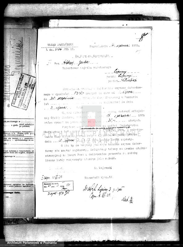 Obraz 19 z jednostki "Czynsz dzierżawny majątku państwowego Lipiny"