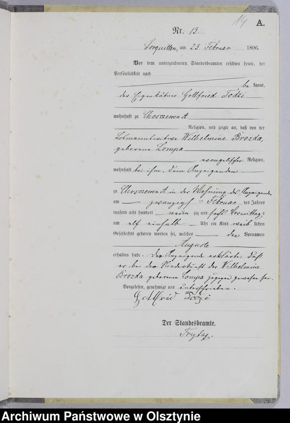 image.from.unit.number "Geburts-Haupt-Register Nr 1 - 118"