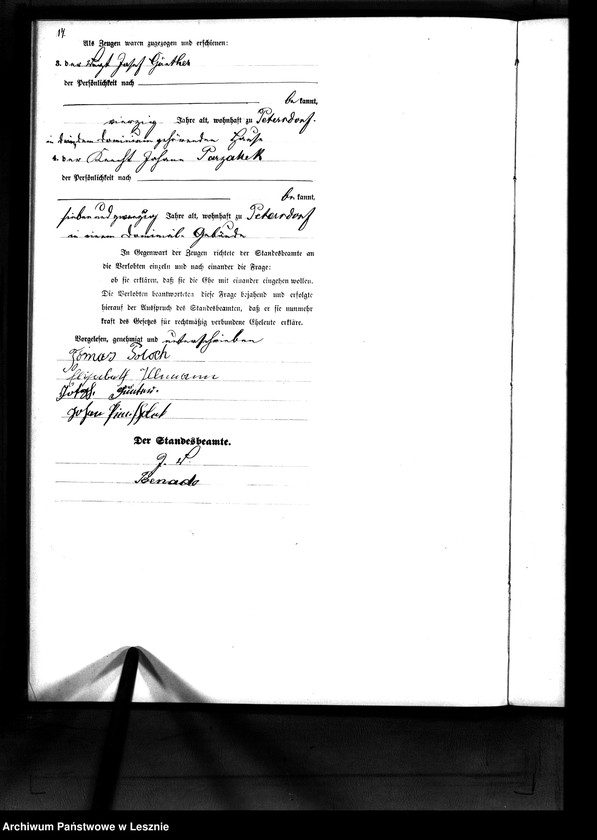 Obraz 17 z jednostki "[Księga małżeństw - wieś]"