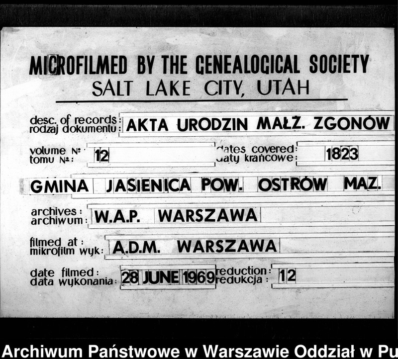 image.from.unit.number "Akta urodzeń, małżeństw, zgonów"