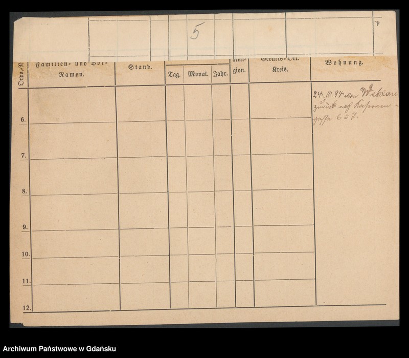 image.from.unit.number "Karty meldunkowe: Seidemann - Sekus"