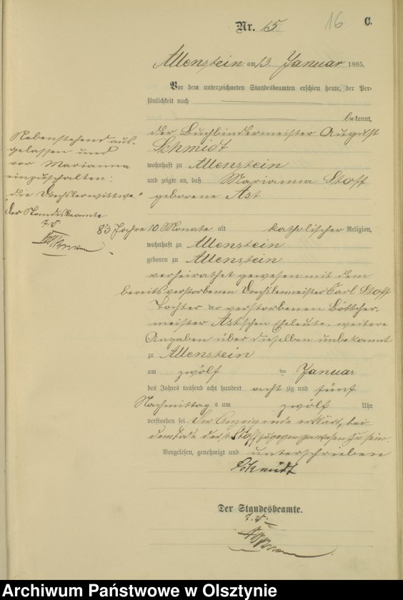 image.from.unit.number "Sterbe-Haupt-Register Nr 1 - 395"