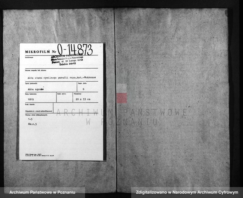 Obraz 3 z jednostki "Duplicat mortuorum"