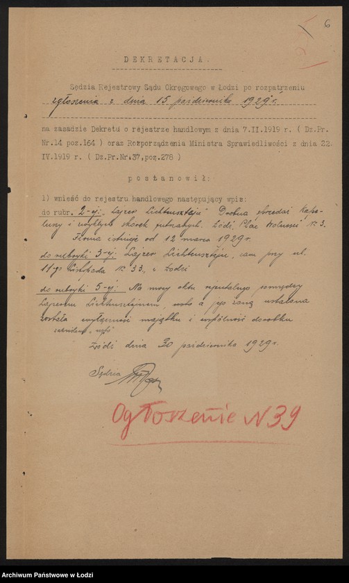 Obraz 8 z jednostki "Lajzer Lichtensztajn – drobna sprzedaż kapeluszy i zwykłych skórek futrzanych"