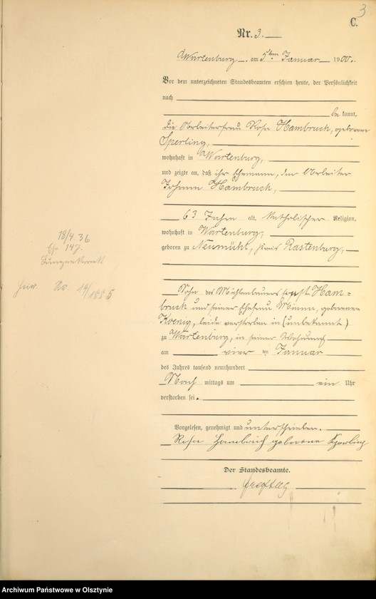 image.from.unit.number "Sterbe-Haupt-Register Nr 1 - 154"