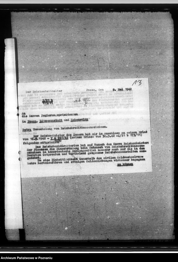 Obraz 17 z jednostki "Finanzbedarf der Gemeinden. Abbau von Rasenerzen. Finanzlage der Städte Jarotschin, Pleschen"